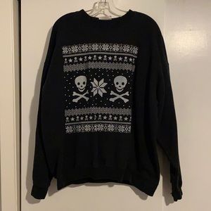 XL black Hanes Christmas sweatshirt